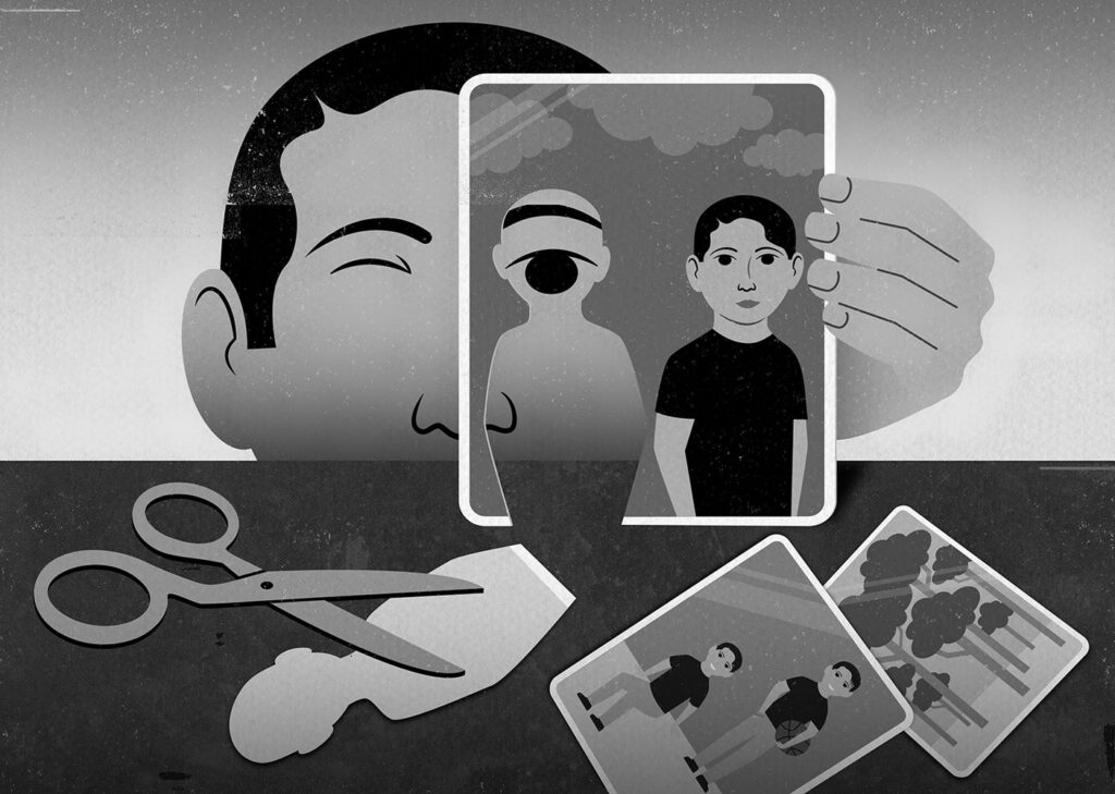 An illustration by Blair Kelly for Kevin Shaw’s October 2025 review of “The Tiger and the Cosmonaut” Eddy Boudel Tan.