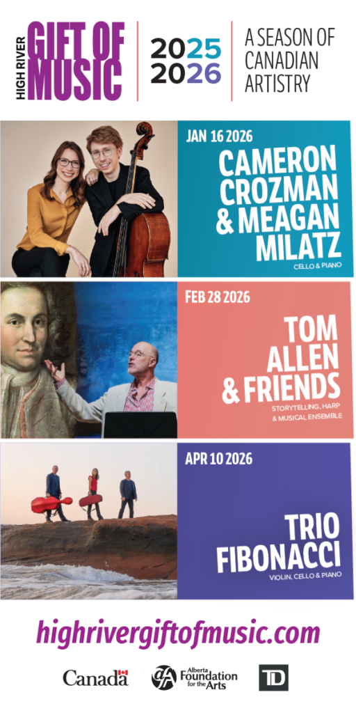 High River Gift of Music Society article ad.