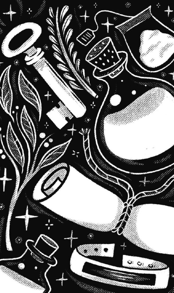 An illustration by Tessa Presta for Kevin Jagernauth’s January-February 2026 review of “The Witch of Willow Sound” by Vanessa F. Penney.