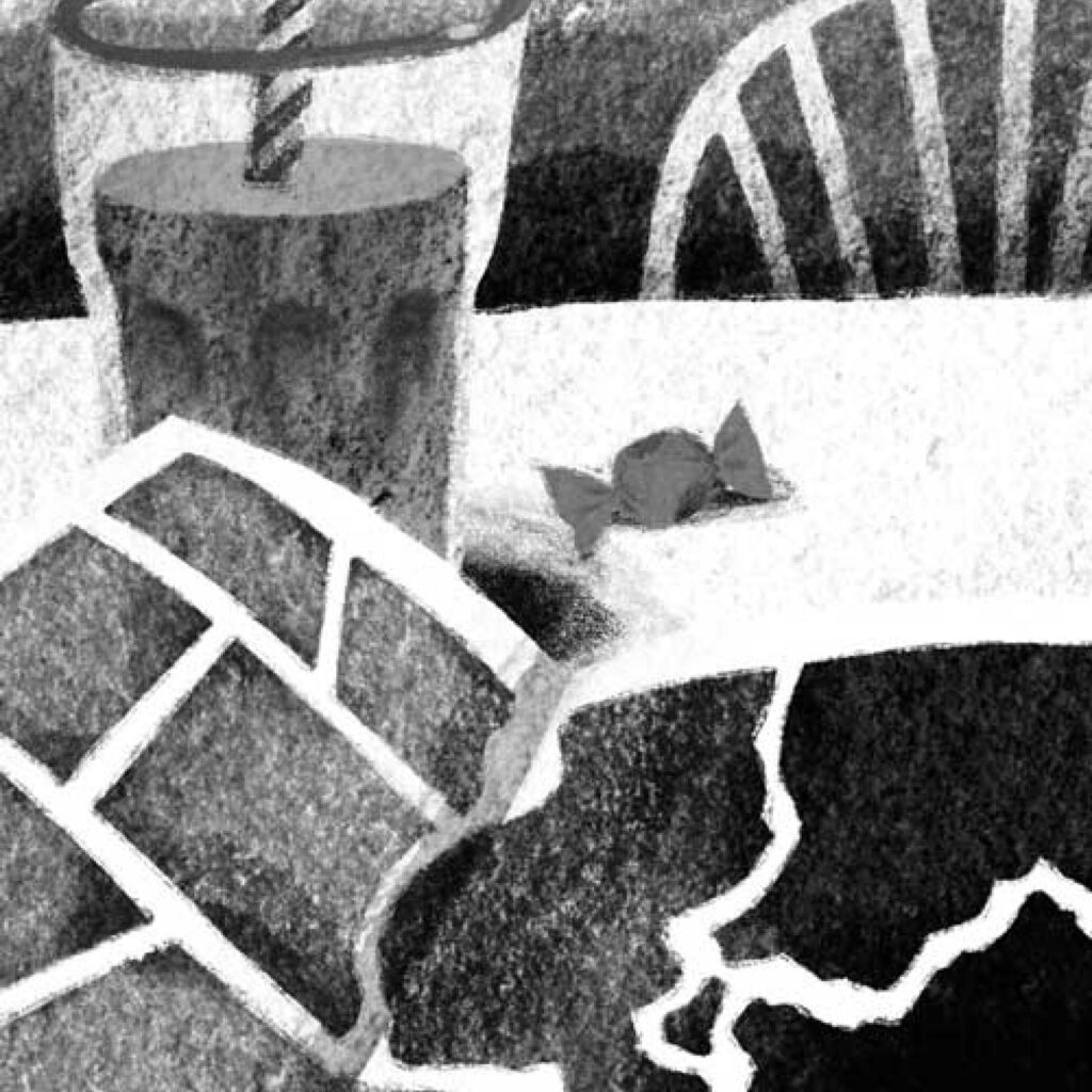 An illustration by Nicole Iu for Stacey May Fowles March 2026 review of “The Emma LaRocque Reader” edited by Elaine Coburn.