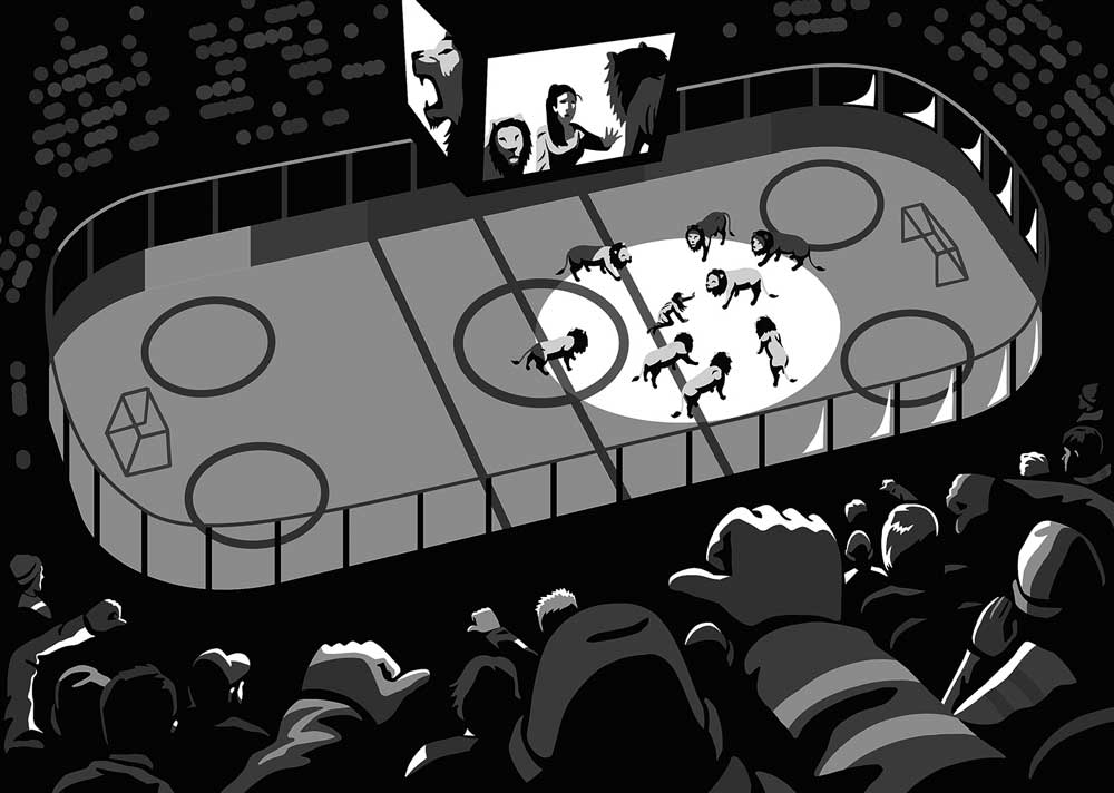 An illustration by Dave Murray for Paul W. Bennett March 2026 review of “Breakaway” by Karissa Donkin.