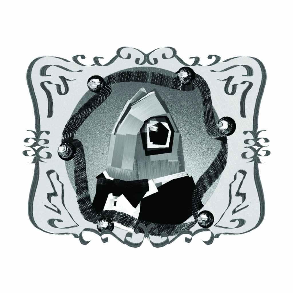 An illustration by YQ Huang for Caroline Adderson’s June 2026 review of “The Good Eye,” by Jess Gibson.