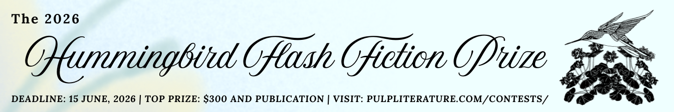 Homepage Ad for Pulp Literature Press.