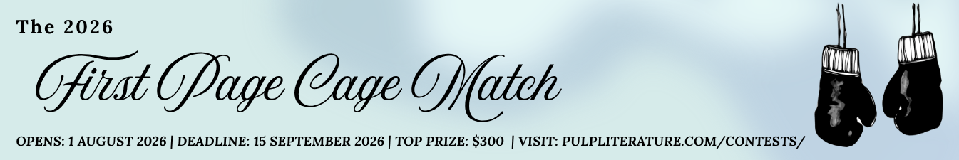 Homepage Ad for Pulp Literature Press.