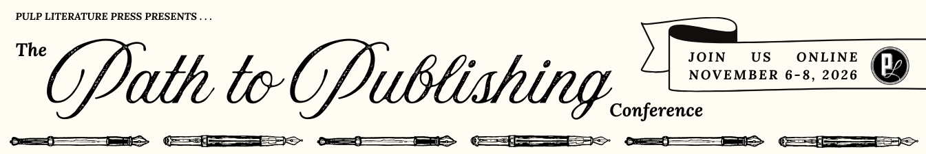 Homepage Ad for Pulp Literature Press.