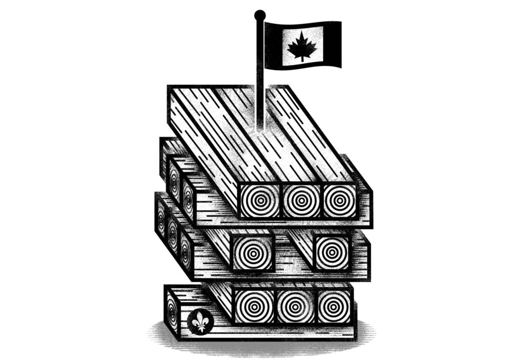 An illustration by Matthew Daley for George Anderson’s October 2026 review of “Fragile Nations: The Promise and Perils of Multinational Democracies,” by Félix Mathieu.
